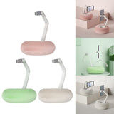 Maxbell Mobile Phone Holder Cushion Stand Clip Clamp for NightStand Office Decor Pink