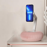 Maxbell Mobile Phone Holder Cushion Stand Clip Clamp for NightStand Office Decor Pink