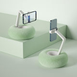 Maxbell Mobile Phone Holder Cushion Stand Clip Clamp for NightStand Office Decor Green