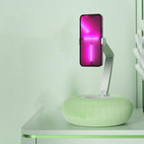 Maxbell Mobile Phone Holder Cushion Stand Clip Clamp for NightStand Office Decor Green
