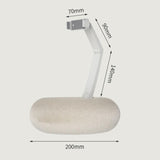 Maxbell Mobile Phone Holder Cushion Stand Clip Clamp for NightStand Office Decor Beige