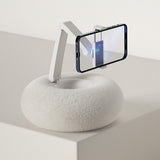 Maxbell Mobile Phone Holder Cushion Stand Clip Clamp for NightStand Office Decor Beige