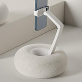 Maxbell Mobile Phone Holder Cushion Stand Clip Clamp for NightStand Office Decor Beige