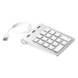 Maxbell Numeric Keypad Wired Number Pad USB Keyboard for PC Desktop