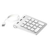 Maxbell Numeric Keypad Wired Number Pad USB Keyboard for PC Desktop