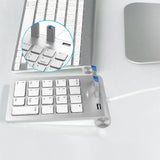 Maxbell Numeric Keypad Wired Number Pad USB Keyboard for PC Desktop