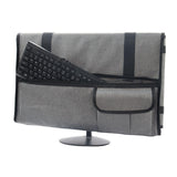 Maxbell Monitor Carrying Bag Anti Scratch Screen Storage Bag with Handle for Travel Gray