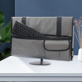 Maxbell Monitor Carrying Bag Anti Scratch Screen Storage Bag with Handle for Travel Gray