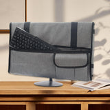 Maxbell Monitor Carrying Bag Anti Scratch Screen Storage Bag with Handle for Travel Gray