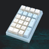 Maxbell Wired Numeric Keypad Waterproof Portable for Office Home Desktop Blue