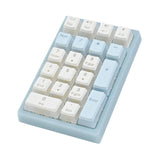 Maxbell Wired Numeric Keypad Waterproof Portable for Office Home Desktop Blue