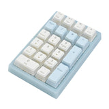 Maxbell Wired Numeric Keypad Waterproof Portable for Office Home Desktop Blue