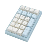 Maxbell Wired Numeric Keypad Waterproof Portable for Office Home Desktop Blue
