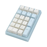 Maxbell Wired Numeric Keypad Waterproof Portable for Office Home Desktop Blue