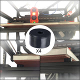 Maxbell Rubber Leveling Solid Bed Mount Damping Black for R2 Replace 4pcs