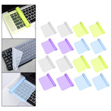 Maxbell 2 Pieces Keyboard Protector Cover Skin Durable Soft Washable Silicone Laptop 12inch-14inch Clear