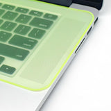 Maxbell 2 Pieces Keyboard Protector Cover Skin Durable Soft Washable Silicone Laptop 12inch-14inch Yellow