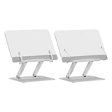 Maxbell Acrylic Laptop Stand Bookshelves 180 Rotating for Tablet Support Desktop Type A