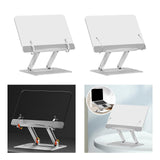 Maxbell Acrylic Laptop Stand Bookshelves 180 Rotating for Tablet Support Desktop Type A