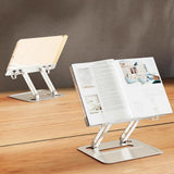 Maxbell Acrylic Laptop Stand Bookshelves 180 Rotating for Tablet Support Desktop Type A