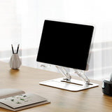 Maxbell Acrylic Laptop Stand Bookshelves 180 Rotating for Tablet Support Desktop Type A