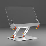 Maxbell Acrylic Laptop Stand Bookshelves 180 Rotating for Tablet Support Desktop Type B