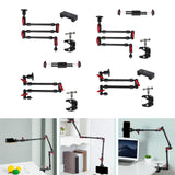 Maxbell Flexible Arm Mounts Articulating Arm for DSLR Camera Studio Live Streaming 3 Section For Phone