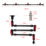 Maxbell Flexible Arm Mounts Articulating Arm for DSLR Camera Studio Live Streaming 2 Section For Phone