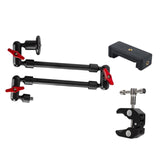 Maxbell Flexible Arm Mounts Articulating Arm for DSLR Camera Studio Live Streaming 2 Section For Phone