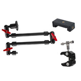 Maxbell Flexible Arm Mounts Articulating Arm for DSLR Camera Studio Live Streaming 2 Section For Phone