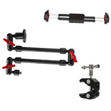 Maxbell Flexible Arm Mounts Articulating Arm for DSLR Camera Studio Live Streaming 2 Section For Tablet