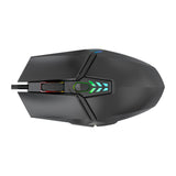 Maxbell USB Wired Mouse Silent Game Precise Positioning Ergonomic for Desktop Office Black
