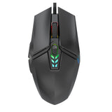Maxbell USB Wired Mouse Silent Game Precise Positioning Ergonomic for Desktop Office Black