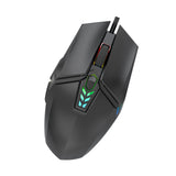 Maxbell USB Wired Mouse Silent Game Precise Positioning Ergonomic for Desktop Office Black