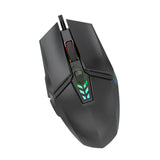 Maxbell USB Wired Mouse Silent Game Precise Positioning Ergonomic for Desktop Office Black