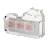 Maxbell Mini 3 Key Game Keypad Macro Programmable RGB LED Backlit Transparent Keycap Red Switch
