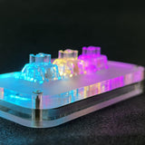 Maxbell Mini 3 Key Game Keypad Macro Programmable RGB LED Backlit Transparent Keycap Red Switch