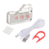 Maxbell Mini 3 Key Game Keypad Macro Programmable RGB LED Backlit Transparent Keycap Red Switch