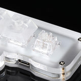 Maxbell Mini 3 Key Game Keypad Macro Programmable RGB LED Backlit Transparent Keycap Crystal Switch