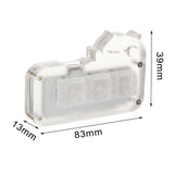Maxbell Mini 3 Key Game Keypad Macro Programmable RGB LED Backlit Transparent Keycap Crystal Switch
