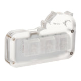 Maxbell Mini 3 Key Game Keypad Macro Programmable RGB LED Backlit Transparent Keycap Crystal Switch