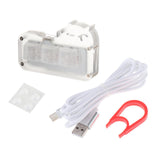 Maxbell Mini 3 Key Game Keypad Macro Programmable RGB LED Backlit Transparent Keycap Crystal Switch