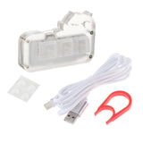Maxbell Mini 3 Key Game Keypad Macro Programmable RGB LED Backlit Transparent Keycap Crystal Switch