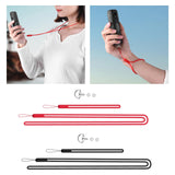 Maxbell Silicone Hand Strap Wrist Strap Lanyard Antidrop Cord for One x2 Red