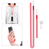 Maxbell Silicone Hand Strap Wrist Strap Lanyard Antidrop Cord for One x2 Red