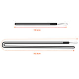 Maxbell Silicone Hand Strap Wrist Strap Lanyard Antidrop Cord for One x2 Black