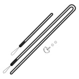 Maxbell Silicone Hand Strap Wrist Strap Lanyard Antidrop Cord for One x2 Black