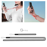 Maxbell Silicone Hand Strap Wrist Strap Lanyard Antidrop Cord for One x2 Black