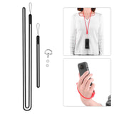 Maxbell Silicone Hand Strap Wrist Strap Lanyard Antidrop Cord for One x2 Black