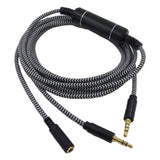 Maxbell 3.5mm Audio Cable Metal Male to Female 2.5M Length for TV speakers